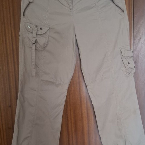 Grama Safari look pants, beige, size M, like new