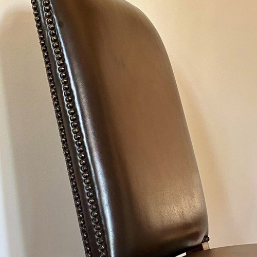 Theodore Alexander leather office chair like new