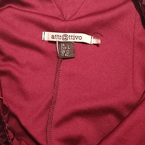 Attrattivo dress Large like new, burgundy