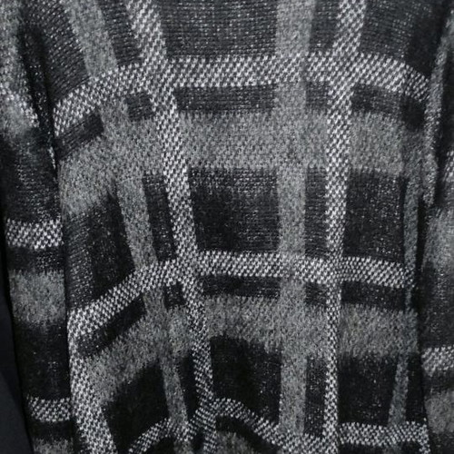 Wool cardigan used, one size, gray-black