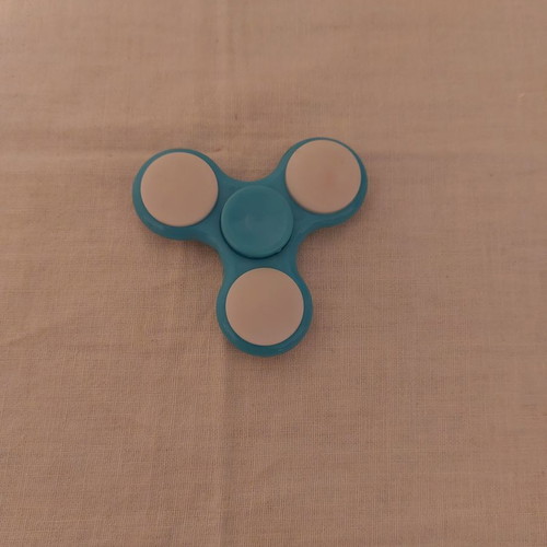 Spinner used in blue color