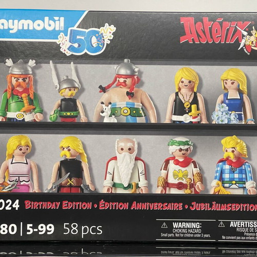 Playmobil Asterix 71680 65th Anniversary Collector's Set with 10 Main Characters new