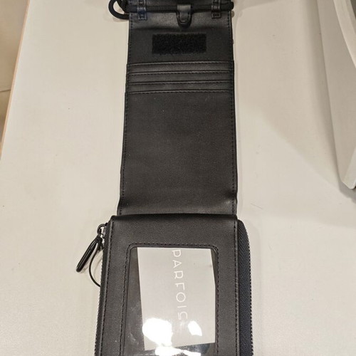 Parfois phone case and wallet new, black and beige