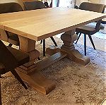  Τραπέζι μοναστηριακό με ατόφιο ξύλο