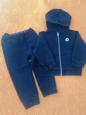 Jacadi Paris winter set 3 years like new, dark blue