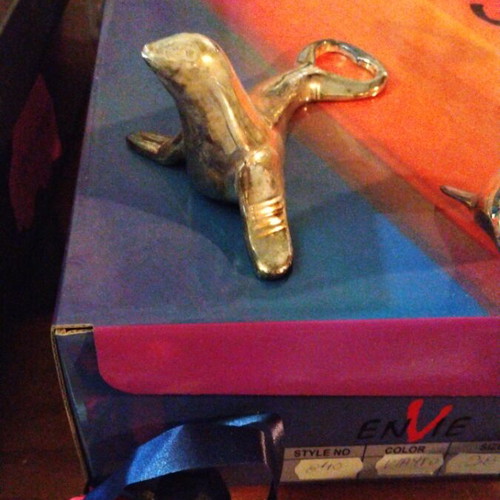 Metal Dolphin-Shaped Bottle Openers New Inspired by Minoan Frescoes