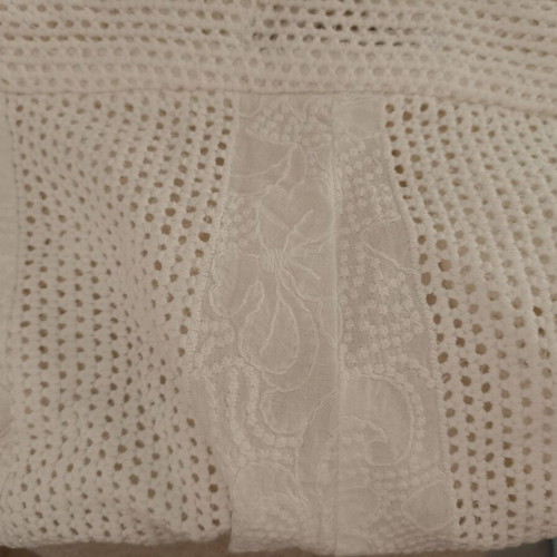 White shorts Vassia Kostara like new with flowers
