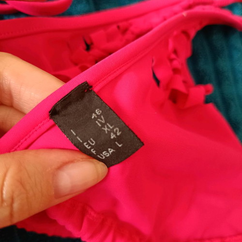 Just Cavalli bikini used, size M/L, fuchsia