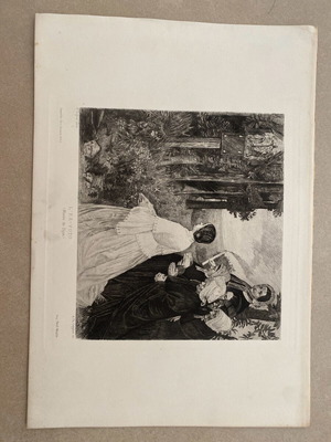 Collectible engraving used