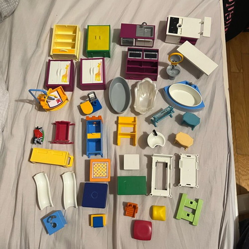 Playmobil used furniture for kids room and bathroom