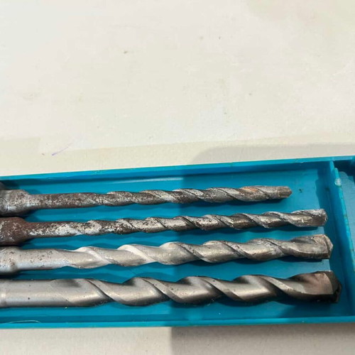 Meister Craft SDS Plus drill bits for concrete used