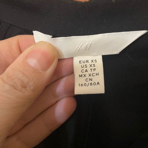Dresses long unused, black, gift top, like new H&M