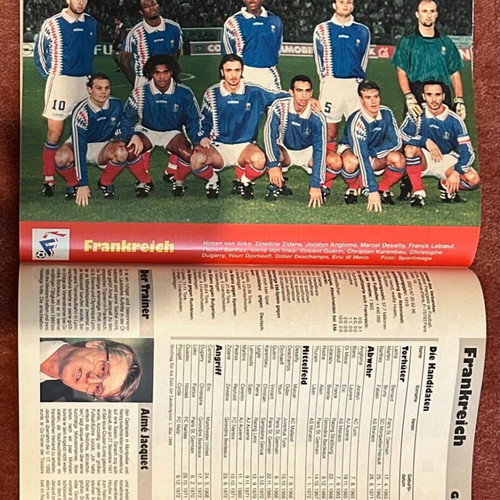 Kicker magazine Euro 1996 tribute used