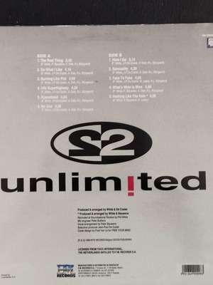 2 Unlimited Real Things vinyl record, electronic