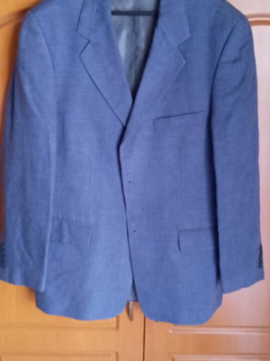 Σακάκι Navy & Green λινό μέγεθος medium σαν καινούργιο, μπλε