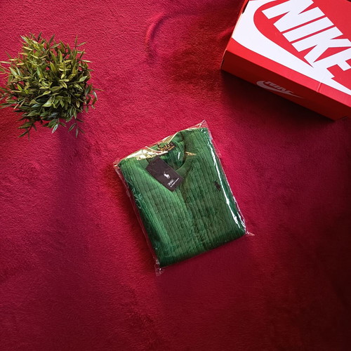 Ralph Lauren Knit Polo Size L New With Tags Green