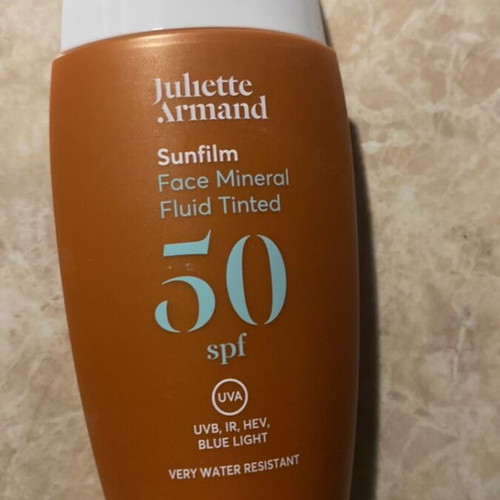 Juliette Armand Sunfilm Face Mineral Fluid Tinted SPF 50