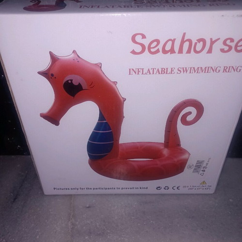 Inflatable swimming ring 1.5m × 1.2x 1.1m new for relaxation