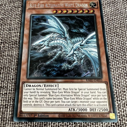 Blue Eyes Alternative White Dragon Secret Rare Mint