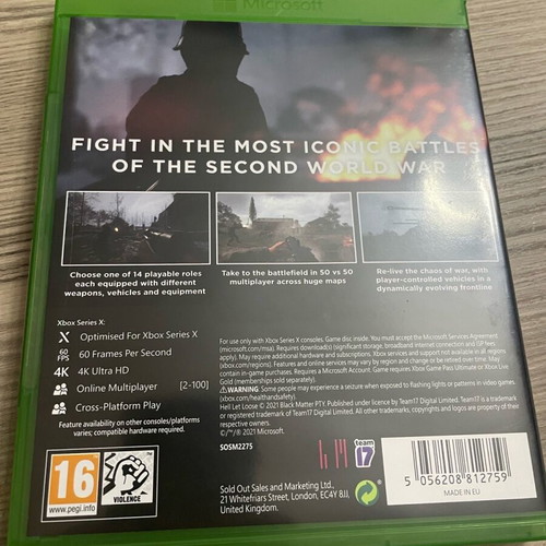 Hell Let Loose Xbox like new