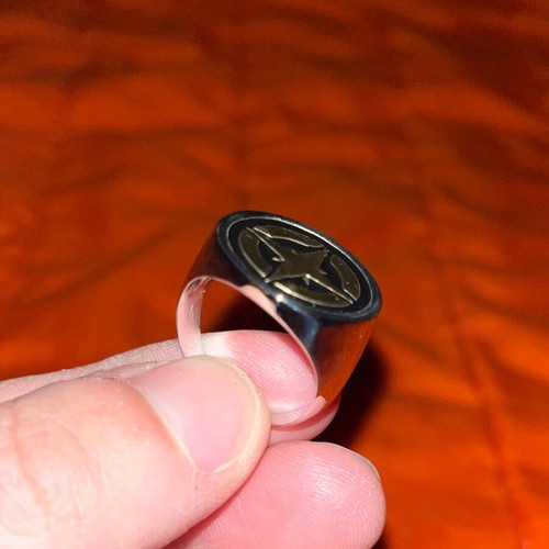Handmade Silver925 Compass Ring 20mm new