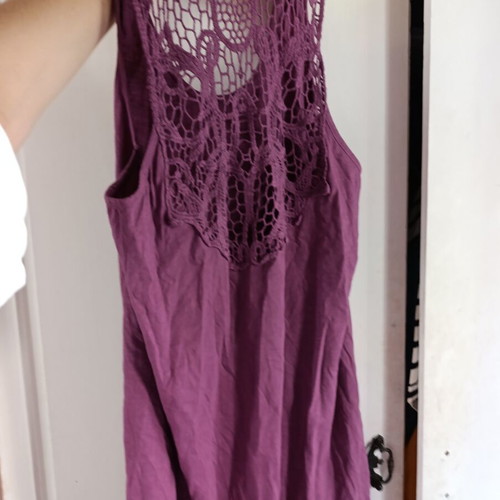 Blouse dress used small purple