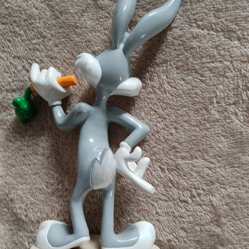 Bugs Bunny plastic decorative figure 15cm used from Deagostini