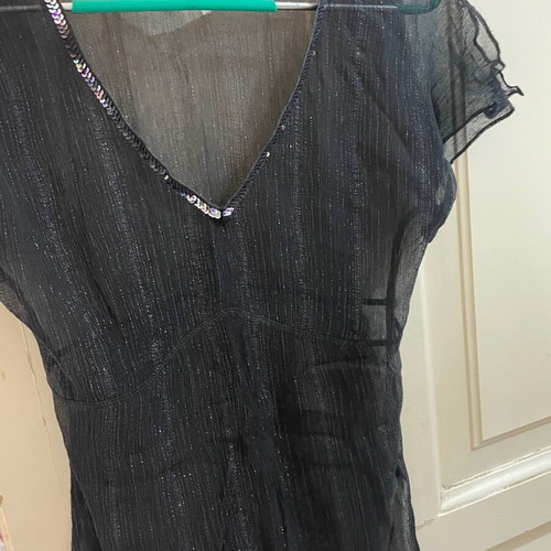 Intimissimi tunic blouse black transparent like new size S