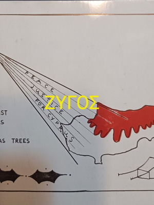 Καρτ Ποσταλ Δασκαλου προσφυγα απο Κυπρο 1974 μεταχειρισμενο
