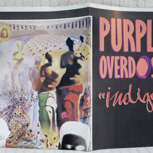 Purple Overdose–Indigo vinyl LP used, 1990 psychedelic rock album