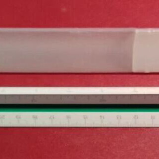 Faber-Castell triangular scale ruler with protective case