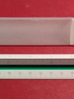 Faber-Castell triangular scale ruler with protective case