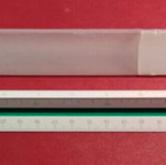 Faber-Castell triangular scale ruler with protective case