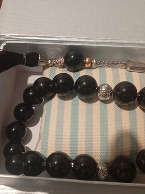 Handmade Komboloi with Stainless Steel Chain new