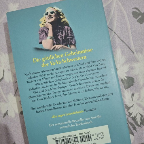 Rebecca Wells Die göttlichen Geheimnisse der Ya-Ya-Schwestern German edition book