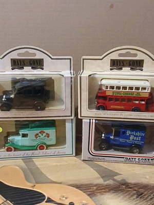 Lledo Days Gone toy cars new, made in England 61-64