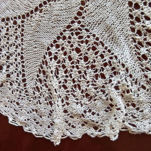 Handmade Crochet Round Doily 49 cm Vintage Lace