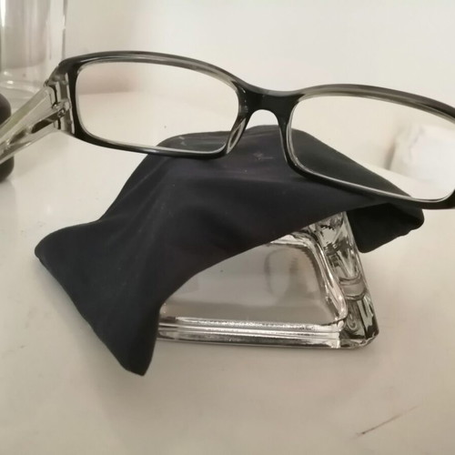 Celeste women's prescription glasses used with black and clear frame model 5095 CP21