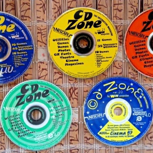 CD Zone δισκάκια για υπολογιστή σαν καινούργιο, πακέτο