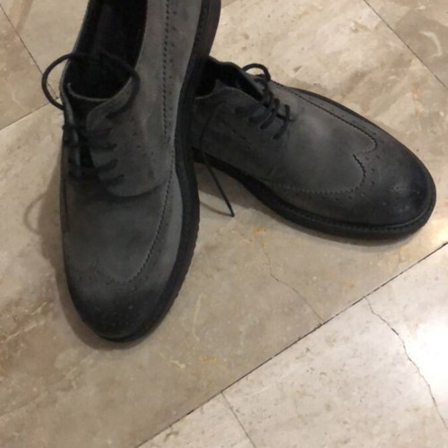 Antony Morato Shoes New No.41 Gray Anthracite Suede Matte Leather