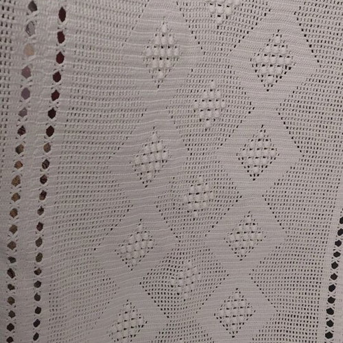 Handmade white double crochet blanket new