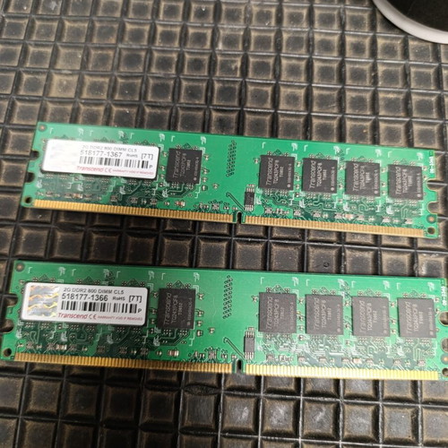 Transcend DDR2 RAM 4GB (2x2) used, 800 MHz