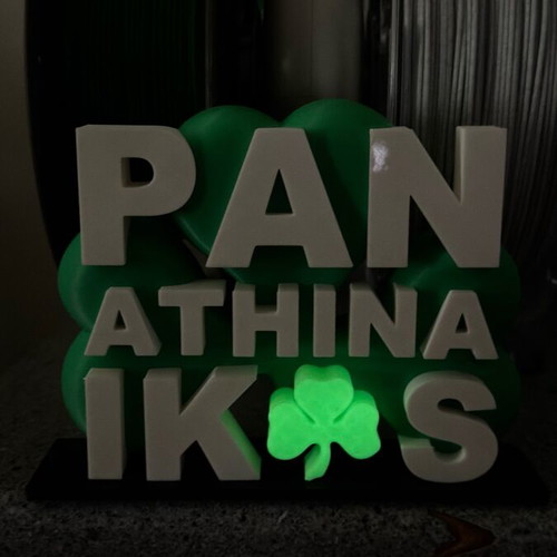 Panathinaikos statue like new with NFC and phosphorescent detail