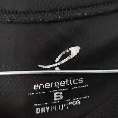Energetics men's sports shirt small used, black