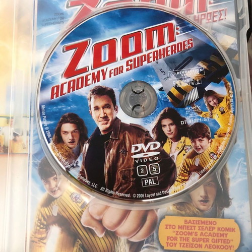 Zoom Academy for Superheroes DVD used with Greek subtitles