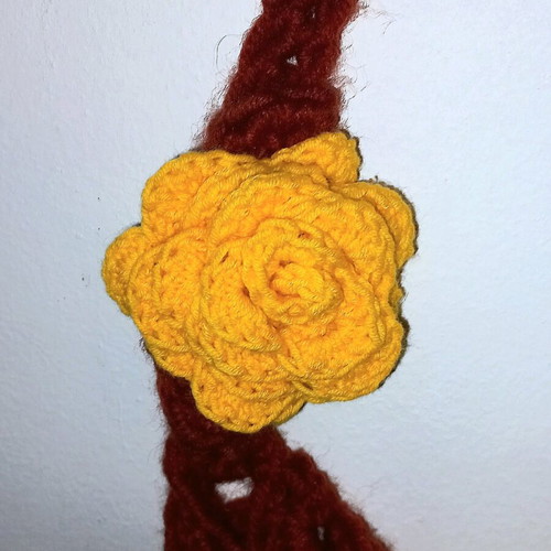 Handmade knitted shoulder bag new