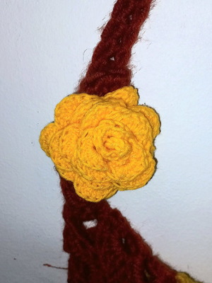 Handmade knitted shoulder bag new
