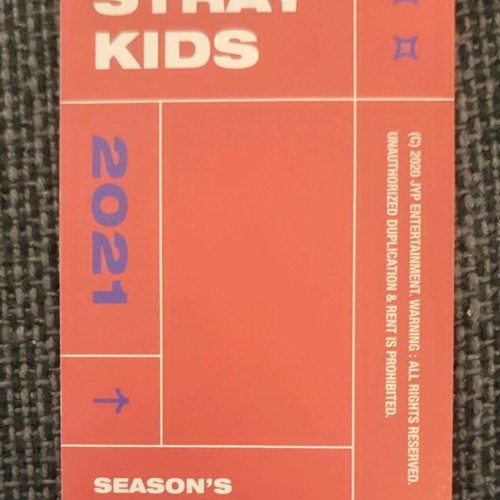 Stray Kids Hyunjin photocard like new from Seasons Greetings 2021