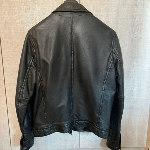 Prince Oliver leather men's jacket like new, size 50, black