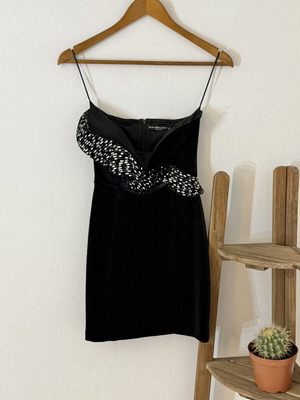 Bershka sequin velour mini dress XS like new